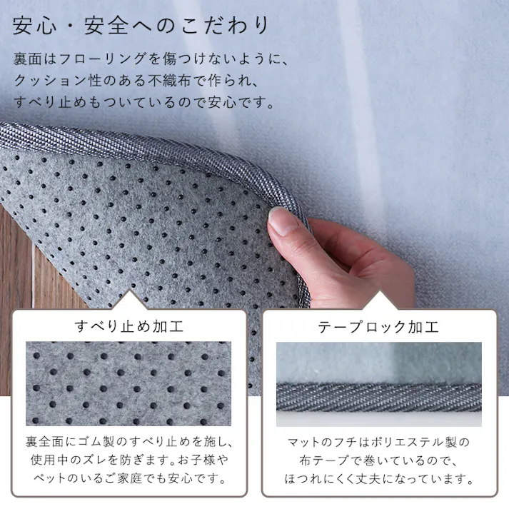 HomeTaste 洗えるデザイン玄関マット 45×90cm 【ヴィタム2-Witam2-】 ハッパベージュ 速乾 ウォッシャブル マット FRG-G2-M--HBE【別送品】