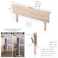 HomeTaste 【宮単品】パイン材高さ2段階調整脚付きすのこベッド用(シングル) ナチュラル 寝具 おしゃれ 安いベッド HP-02S--NA【別送品】