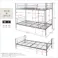 HomeTaste パイプ二段ベッド 【Larch ラーチ】 ホワイト 寝具 おしゃれ 子供部屋 HT80-17--WH---LF2【別送品】