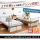 HomeTaste パイプ二段ベッド 【Larch ラーチ】 ホワイト 寝具 おしゃれ 子供部屋 HT80-17--WH---LF2【別送品】