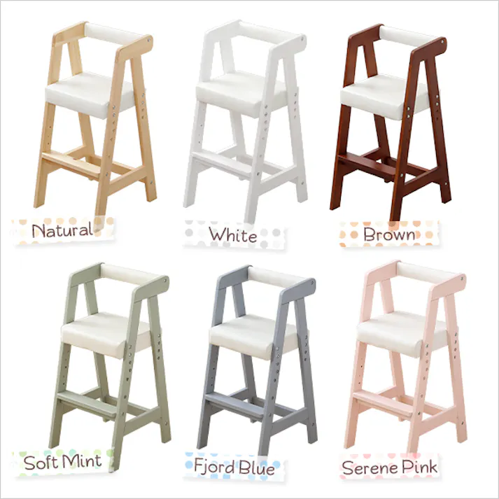 HomeTaste ハイタイプキッズチェア【ヴァレリオーVALERIO-】(キッズ チェア 椅子) ソフトミント 子供向け かわいい 安全 HT-CCH--SM【別送品】