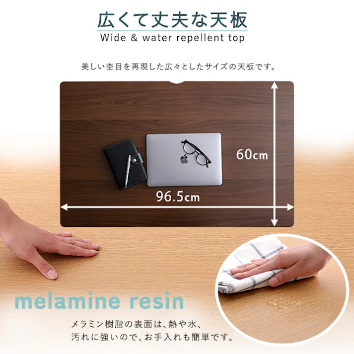 HomeTaste 無段階ガス圧昇降テーブル ウォールナット 昇降テーブル スタンディングデスク 脚 HT-JGD--WAL【別送品】