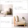 HomeTaste ファブリックローソファ 1P ナチュラル 低い ファブリックソファ シンプル HT-LSF-1--NA【別送品】