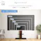 HomeTaste 最大100インチ対応 頑丈テレビスタンド 専用棚板 SET ホワイト×ブラック おしゃれ 頑丈テレビスタンド シンプル HWAT-HTWAT--WH-BK【別送品】