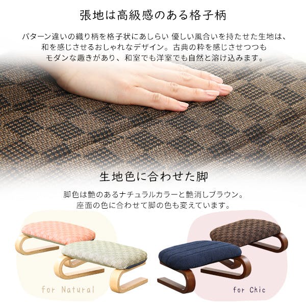 HomeTaste 腰・膝に優しい 正座椅子 茜 ブルー 正座補助 正座椅子 敬老