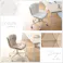 HomeTaste 大人かわいいチェア Elance エランセ パープル ワークチェア デスクチェア くすみカラー OK-CRC--PL【別送品】