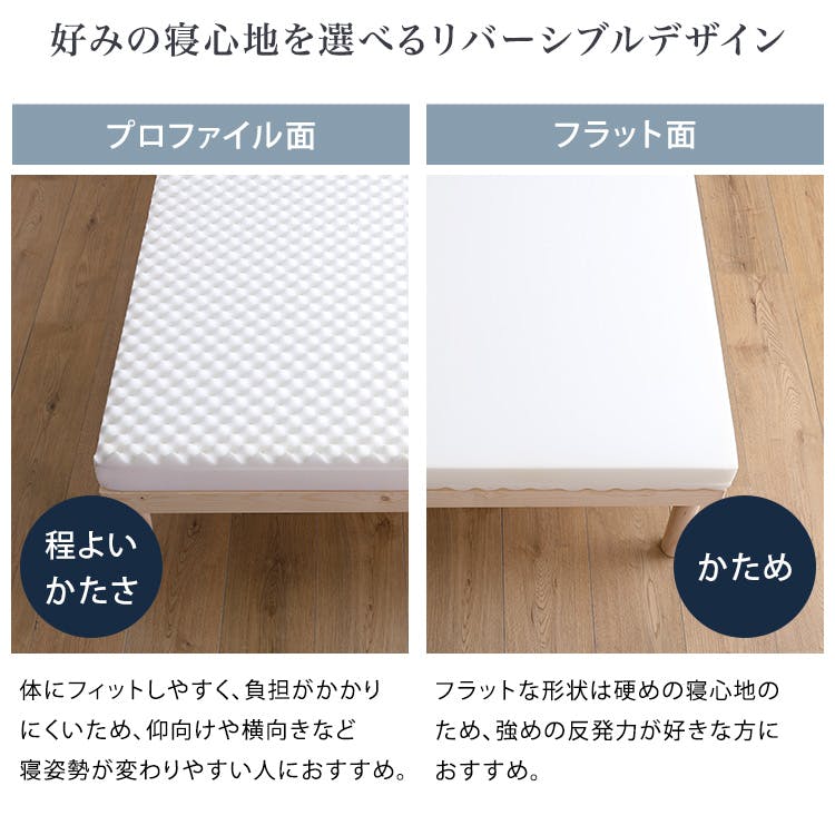 HomeTaste 高反発プロファイルウレタンマットレス【Beleza10-ベレーザ