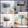 HomeTaste フォルムの八角壁寄せテレビスタンド ハイタイプ 【OCTA -オクター】 ピンク テレビ台 美しい シンプル OTG-H--PK【別送品】