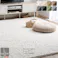HomeTaste ふわふわシャギーラグ 200×250cm Lサイズ アイボリー 大きい かわいい 滑り止め SHRG-L--IV【別送品】