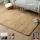 HomeTaste ふわふわシャギーラグ 100×140cm SSサイズ グリーン コンパクトなラグ かわいい 滑り止め SHRG-SS--GE【別送品】