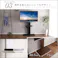 HomeTaste 壁寄せテレビスタンド ハイスイングタイプ ロー・ハイ共通 専用棚 SET ウォールナット 首振り セット テレビ台 SWAT-H-TWAT--WAL【別送品】
