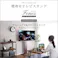 HomeTaste 壁寄せテレビスタンド ハイスイングタイプ ホワイト 首振り おしゃれ テレビ台 SWAT-H--WH【別送品】