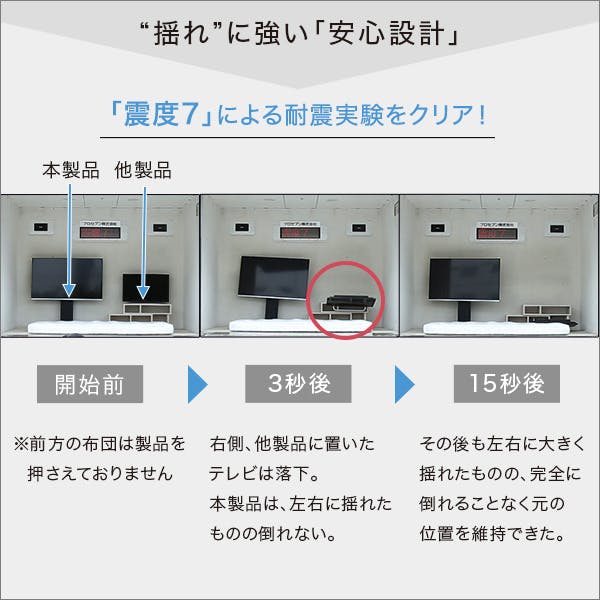HomeTaste 壁寄せテレビスタンド ロースイングタイプ ロー・ハイ共通