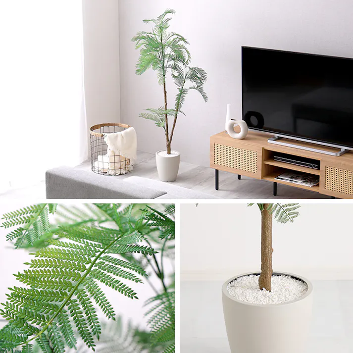 アーバン通商 お手入れ簡単フェイクグリーン エバーフレッシュ Sサイズ(120cm) 観葉植物 ジョイント式 鉢付 SH-06-EVE-S--IV【別送品】