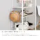 HomeTaste さわやかな 調節可能シューズラック付きハンガーラック ホワイトオーク スリムハンガーラック 可動棚付き収納 シューズラック兼用デザイン FHRZ-3S--WOK【別送品】