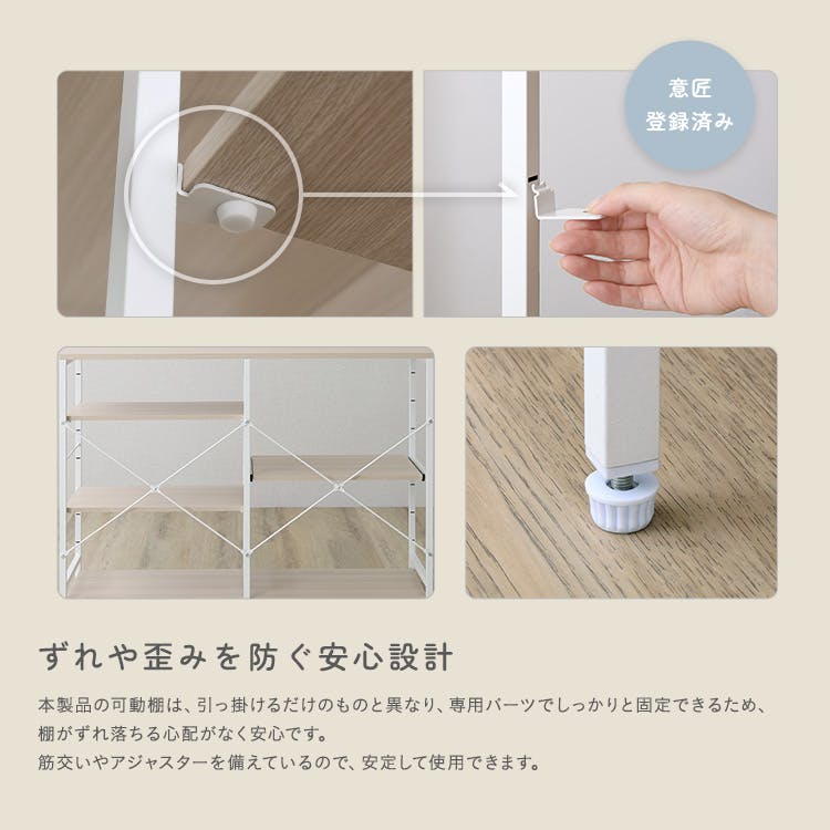 HomeTaste さわやかな 調節可能キッチンカウンター120cm ホワイト