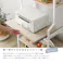 HomeTaste さわやかな 調節可能スライド棚付きレンジラック6段 ホワイトオーク ハイタイプレンジラック 高さ調節棚付き スリム60cmキッチン収納 FRZ-6--WOK【別送品】
