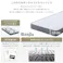 HomeTaste 2分で完成!組立簡単ベッド ボンネルコイルマットレスセット(ダブル) ベッド本体:ナチュラル・マットレス:ホワイト 工具不要 ロボット掃除機OK ベッド下収納対応 TRS-BRM-D--NAWH【別送品】