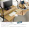 HomeTaste ヴィンテージ調 調節可能スライド棚付きワイドハイタイプデスク ウォールナット 省スペースハイデスク 高さ調節ラック付き スリム80cmワークデスク VDZ-80--WAL【別送品】