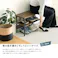 HomeTaste ヴィンテージ調 収納棚付き玄関ベンチ シャビーオーク すき間活用収納 座りやすい高さ 収納OK VGBZ-60--SBO【別送品】