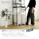 HomeTaste ヴィンテージ調 調節可能スライド棚付きごみ箱上ラック ウォールナット スペース活用 高さ調整可能 幅60cm VRZ-T2R--WAL【別送品】