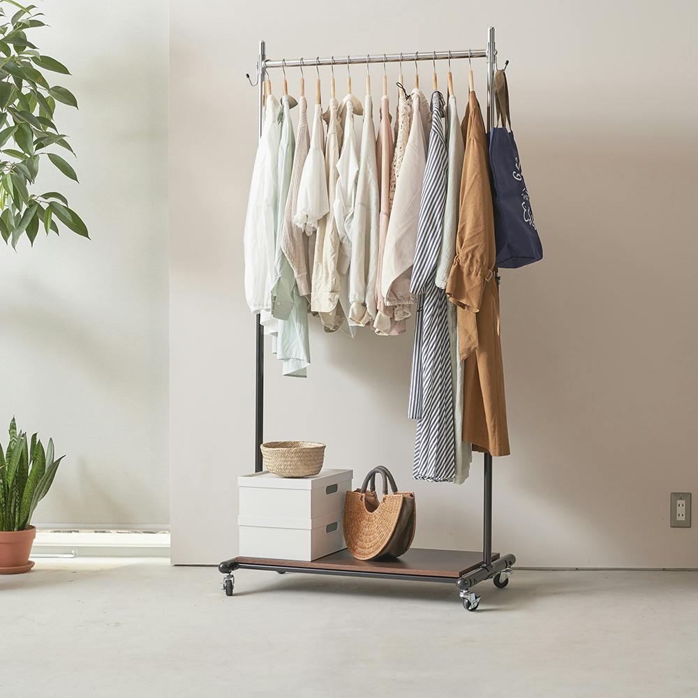 OVITAS ���n���K�[���b�N90S 90×50×116.5�`179.0cm �����L�k �L���X�^�[�t�� �I�t�� 2590187 �n���K�[���b�N�E�|�[���n���K�[