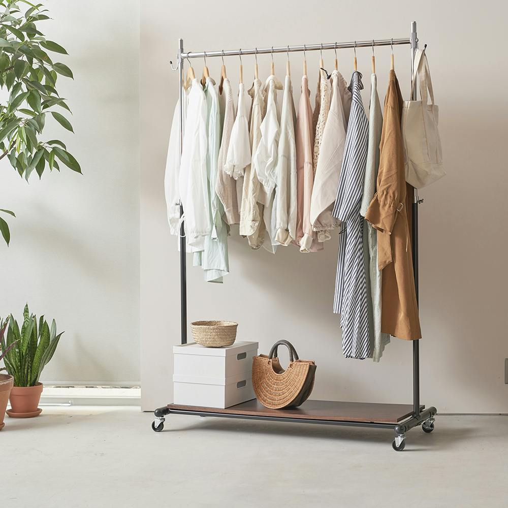 OVITAS ���n���K�[���b�N120S 120×50×116.5�`179.0cm �����L�k �L���X�^�[�t�� �I�t�� 2590188 �n���K�[���b�N�E�|�[���n���K�[