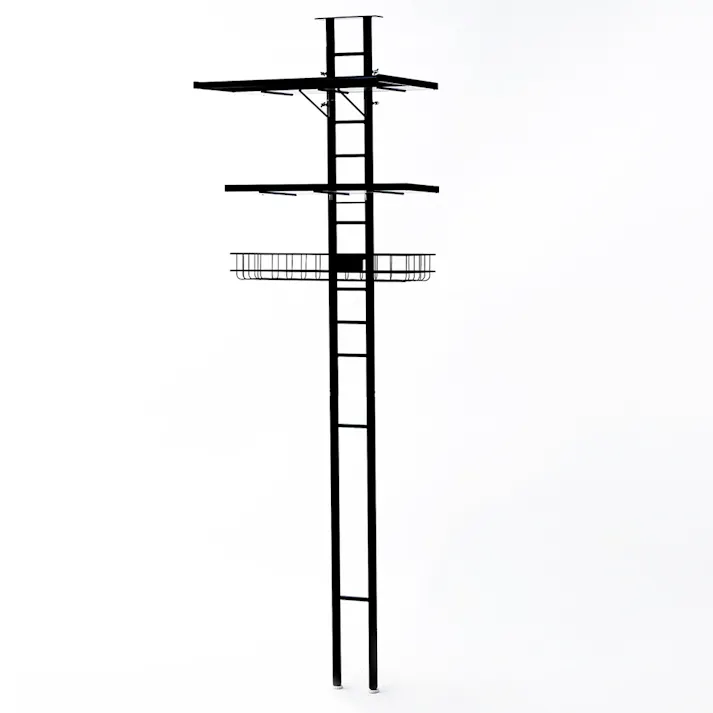 OVITAS ハンガー付き突っ張りラック 58×49×210.0~263.0cm ブラック 収納 ランドリーラック オープンラック 2750045【別送品】