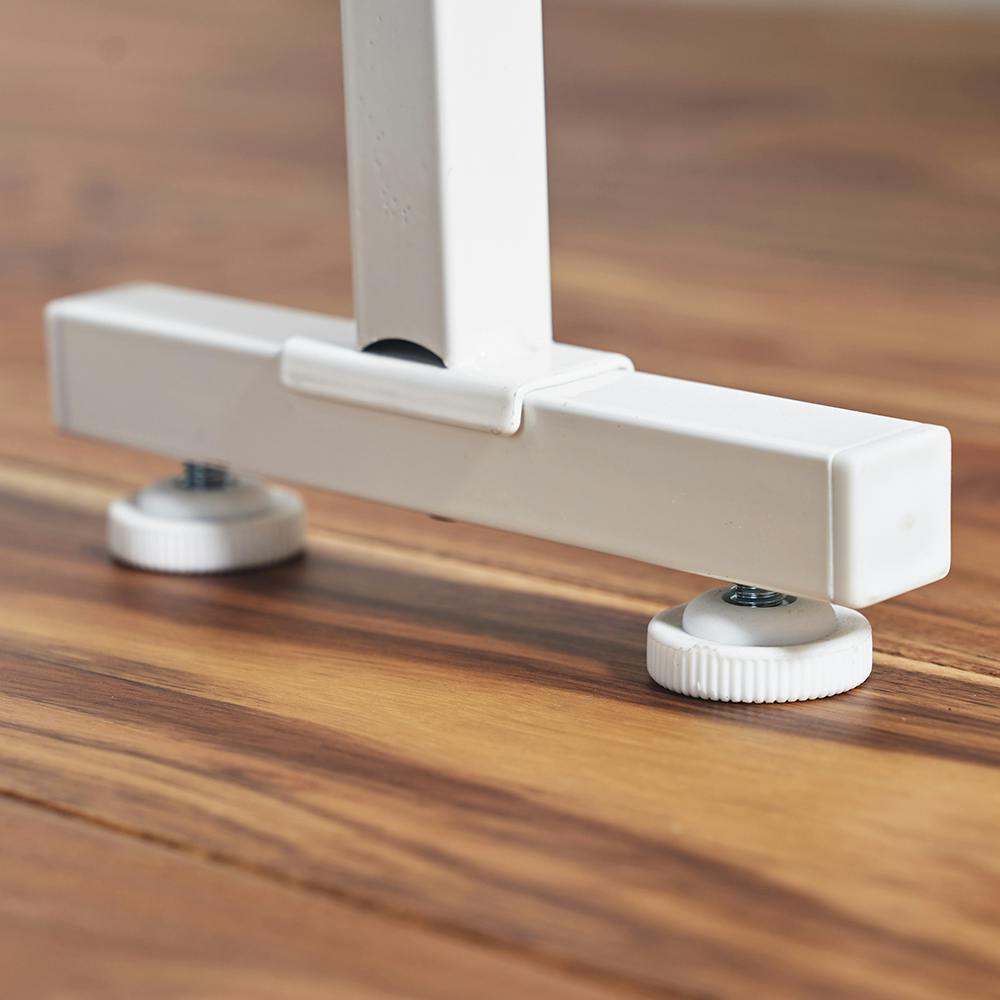 OVITAS 突っ張りランドリーラックロータイプ棚2段 50×35×135.0～208.5