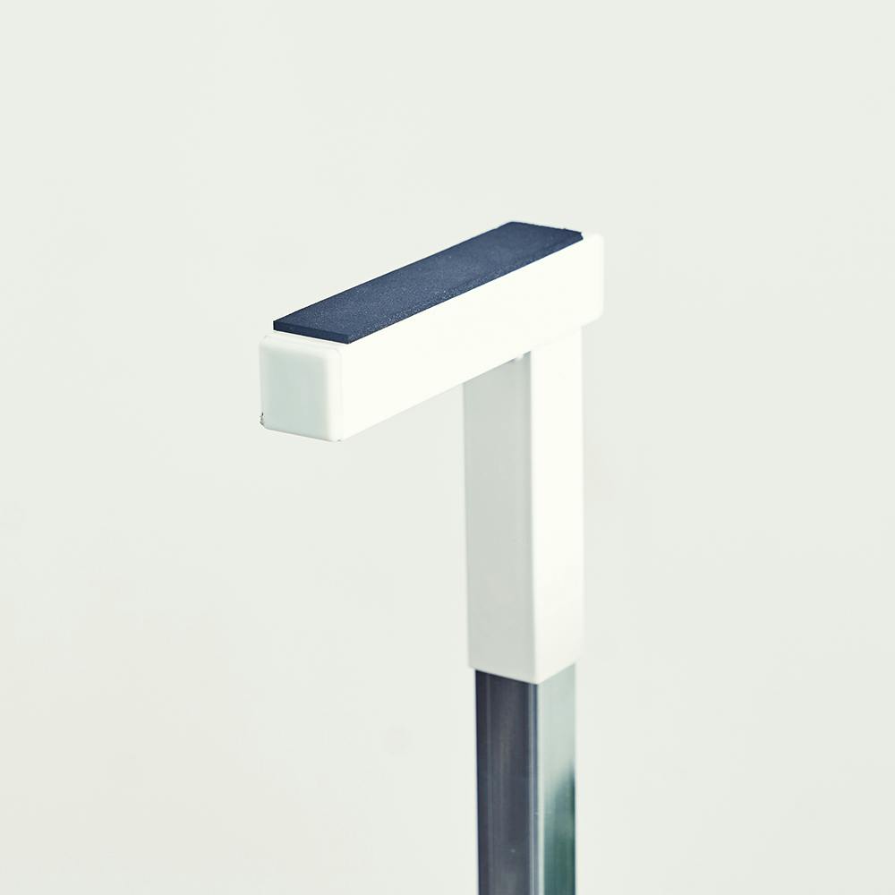 OVITAS 突っ張りランドリーラックロータイプ棚2段 50×35×135.0～208.5