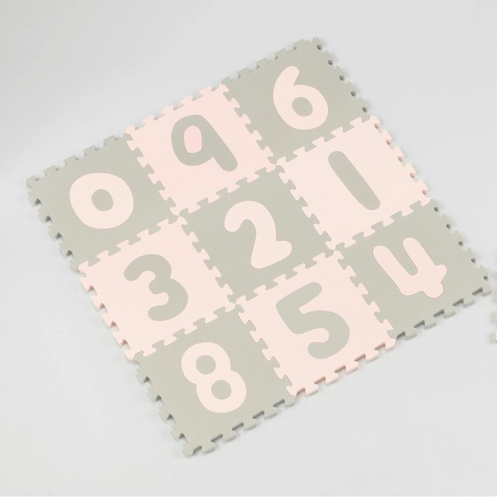 OVITAS パズルマット(ピンク) 32×32×1.3cm フロアマット キッズマット ベビーマット 2750104【別送品】