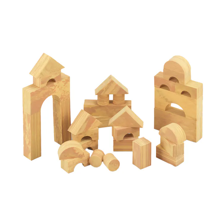 OVITAS ソフトブロック木目30ピース ソフト積み木 ブロック おもちゃ 2750105【別送品】