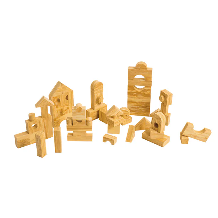 OVITAS ソフトブロック木目30ピース ソフト積み木 ブロック おもちゃ 2750105【別送品】