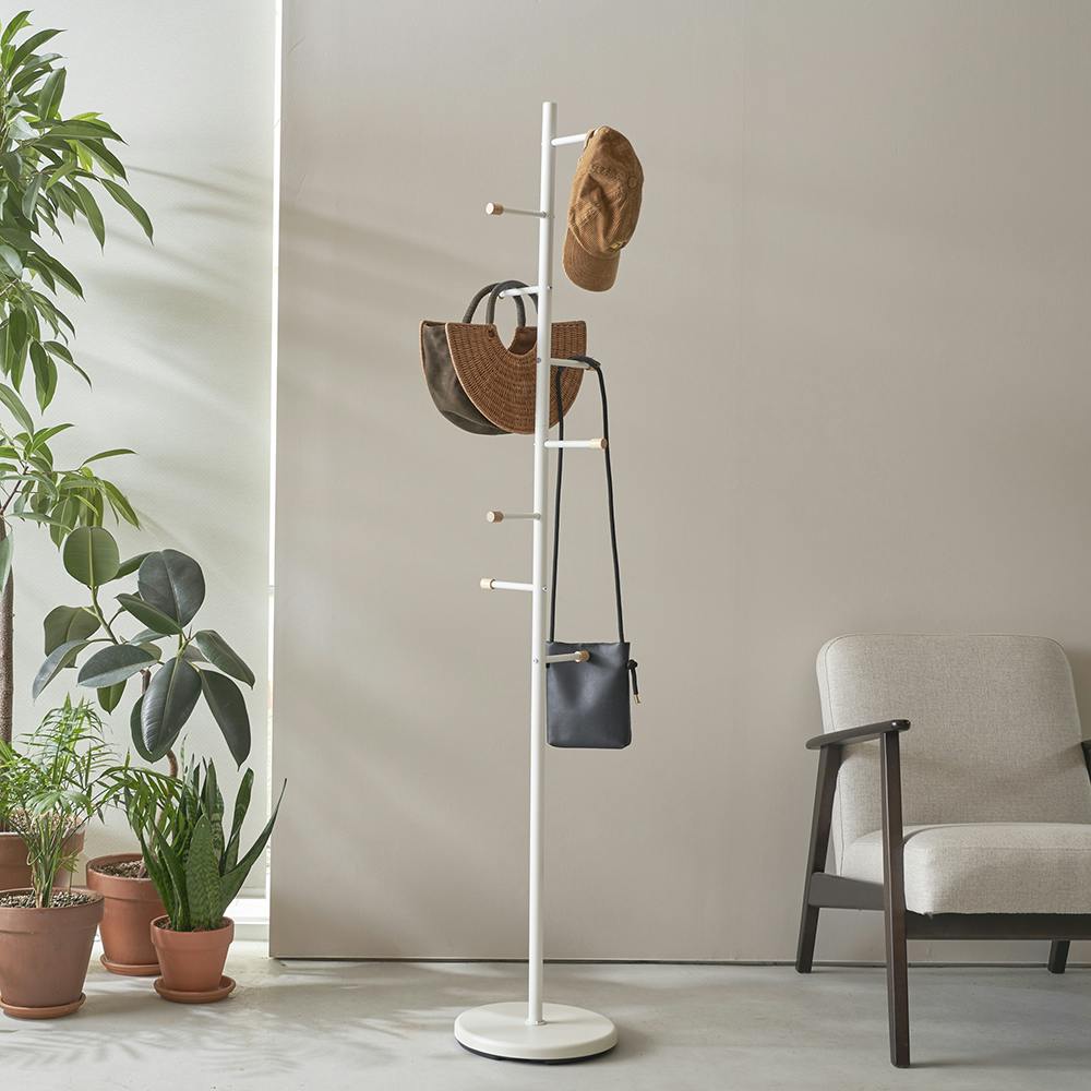 シンプルでおしゃれなポールハンガー Pole Hanger -cony- ブラウン