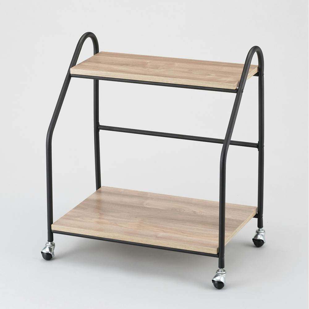 OVITAS サイドワゴン 65×40×71.5cm 収納 キャスター付き おしゃれ 2750120【別送品】