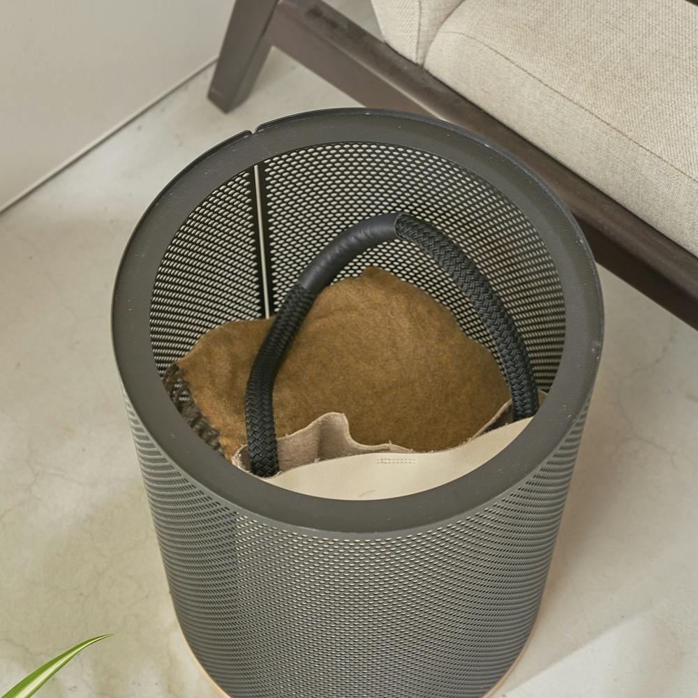 OVITAS 収納スツール(ブラック) 30×30×44.5cm 収納ボックス 椅子