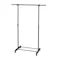 OVITAS パイプハンガー(ブラック) 120.5×45×162.5cm 収納 ハンガーラック 伸縮式 2680042【別送品】