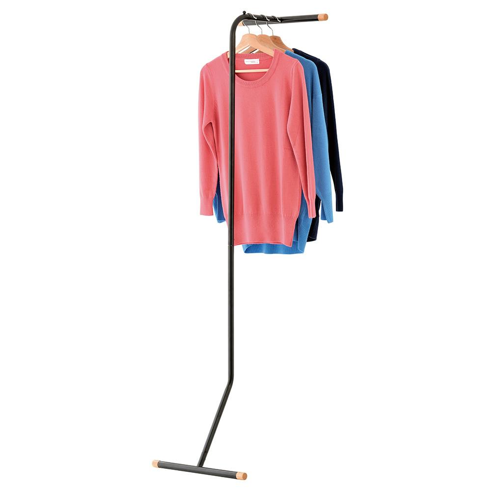 OVITAS 壁掛けハンガー 44×53×167.5cm 収納 立てかけハンガー ハンガーラック 2680045【別送品】