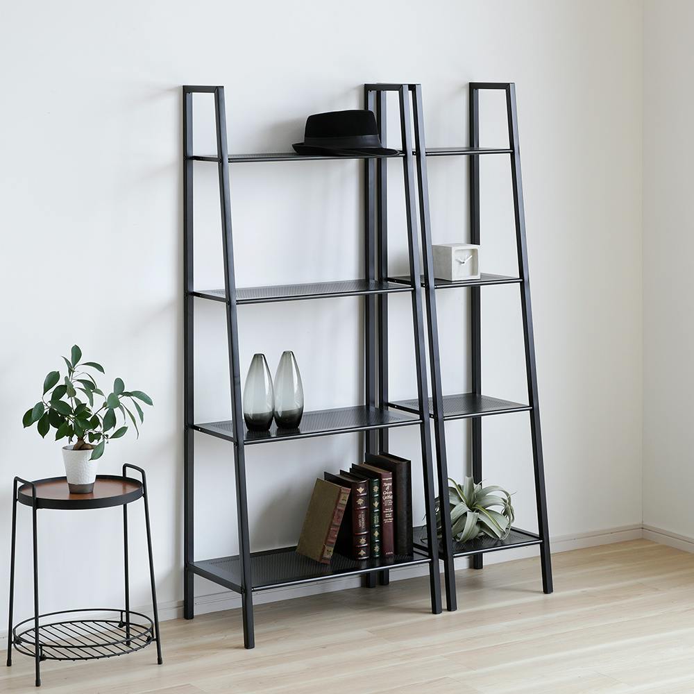 OVITAS スリムラック4段 35×34.5×148.5cm 収納 棚 スチール棚 2680057【別送品】