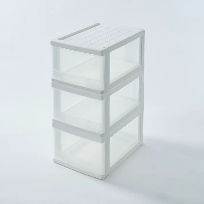 OVITAS クローゼットケース3個セット(クリア) 34.5×47×24cm 3810040 チェスト 衣装ケース 収納ケース 日本製 4939429204736【別送品】
