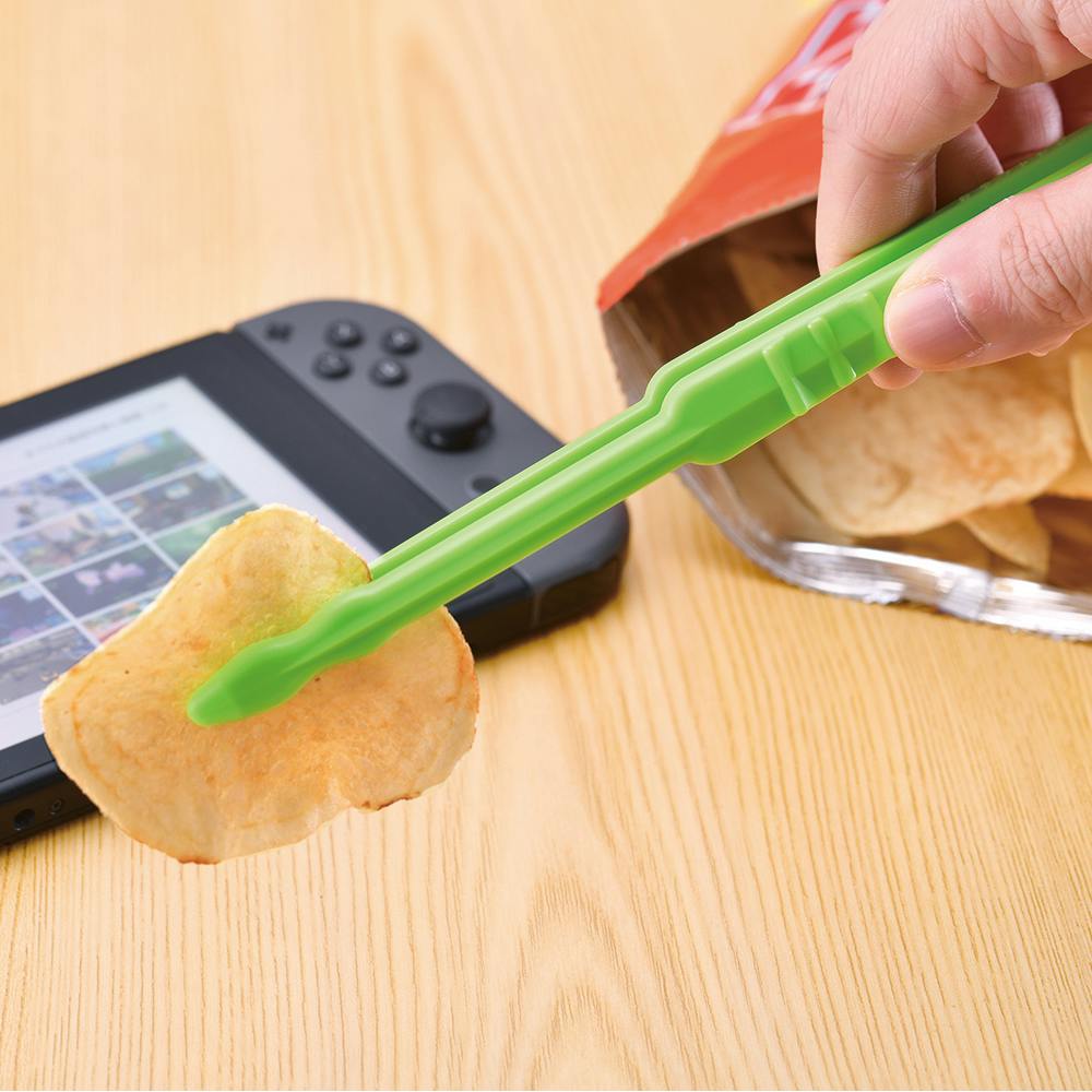 田辺金具 おやつトング(パープル) 幅1.3×全長20.5cm 12本入 トング