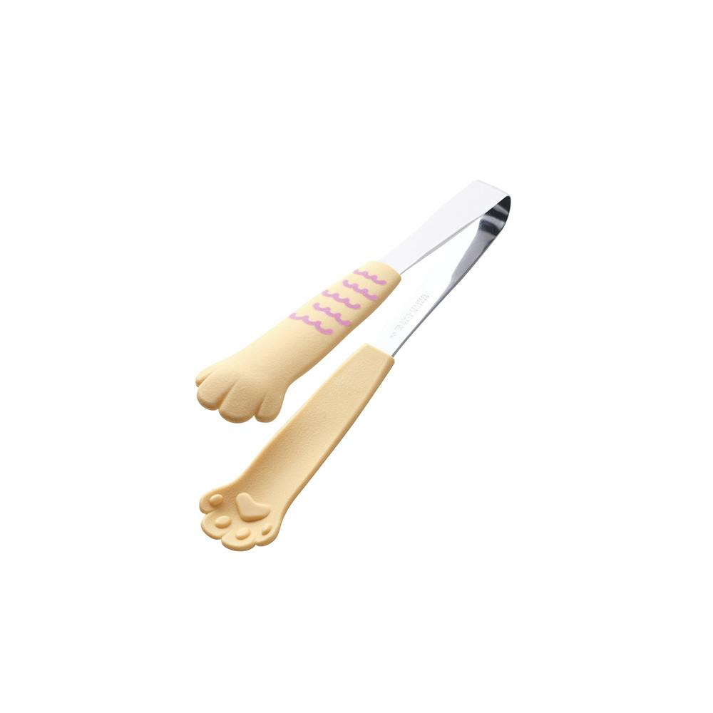 田辺金具 卓上トング わんONE(ベージュポメ) 幅3.5×全長18cm(板厚0.2cm) 12本入 トング カラフル 日本製 9505353【別送品】