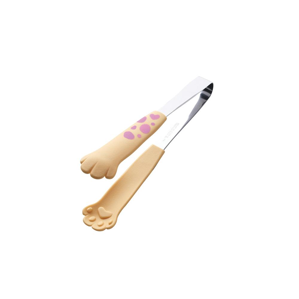 田辺金具 卓上トング わんONE(ベージュダル) 幅3.5×全長18cm(板厚0.2cm) 12本入 トング カラフル 日本製 9505354【別送品】