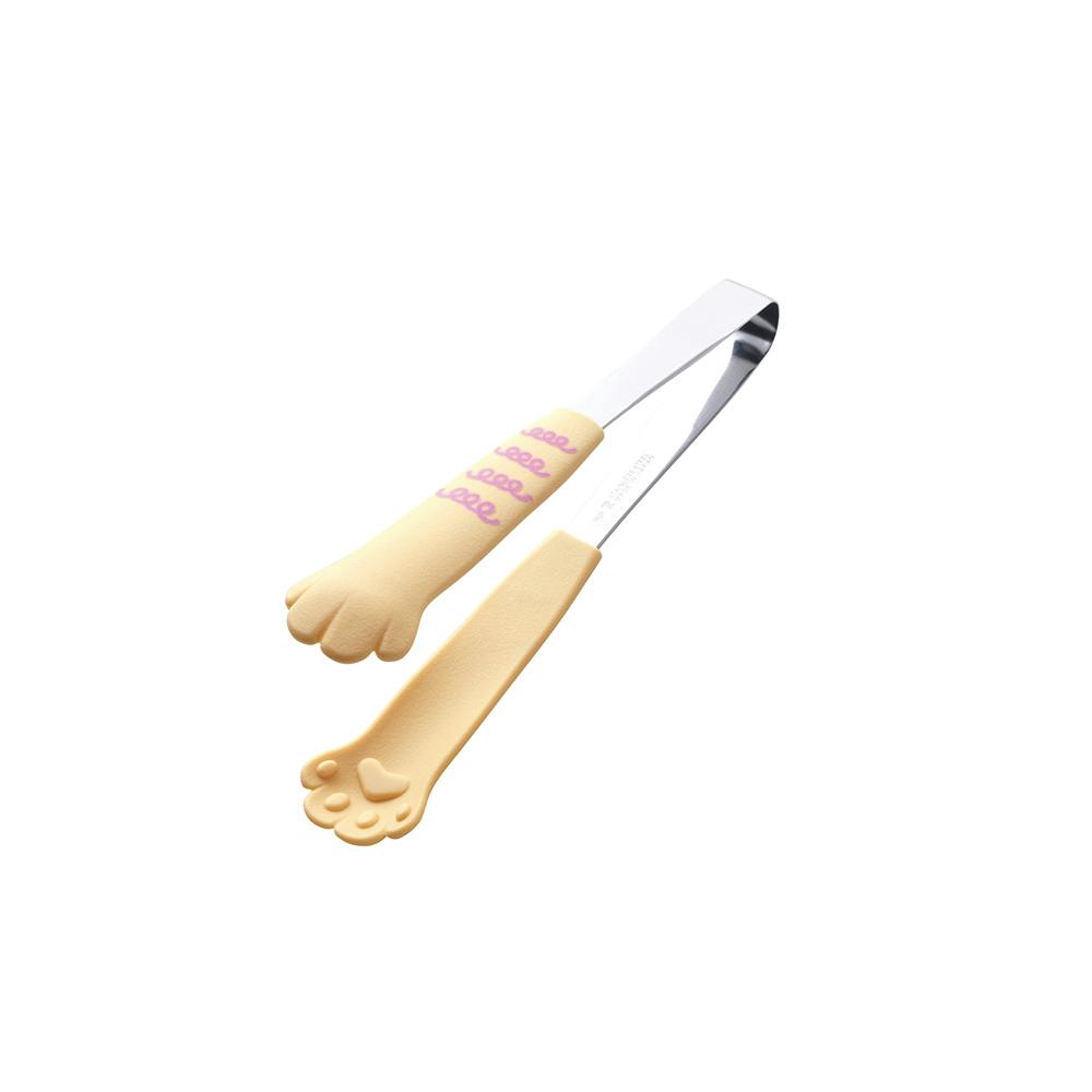 田辺金具 卓上トング わんONE(ベージュトイプー) 幅3.5×全長18cm(板厚0.2cm) 12本入 トング カラフル 日本製 9505355【別送品】