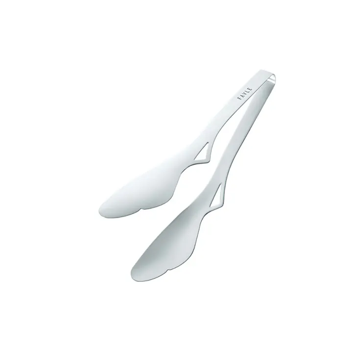 田辺金具 FAVLE スマートトング(蝶 台紙タイプ) 幅5.4×全長24.5cm(板厚0.2cm) 12本入 9505387 トング シンプル 日本製 4939429284653【別送品】