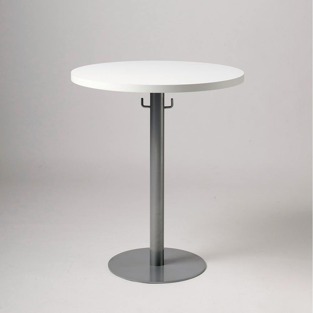 カフェラウンジテーブル ホワイト 60×60×70cm テーブル 作業テーブル カフェテーブル 5260072【別送品】
