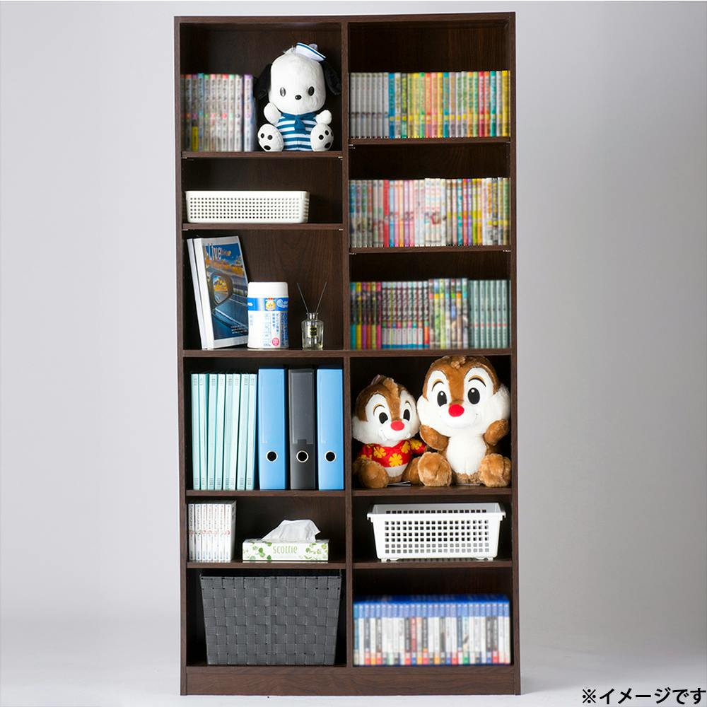 本棚 90幅 ナチュラル 90×29.5×180cm 本棚 収納家具 ブックラック