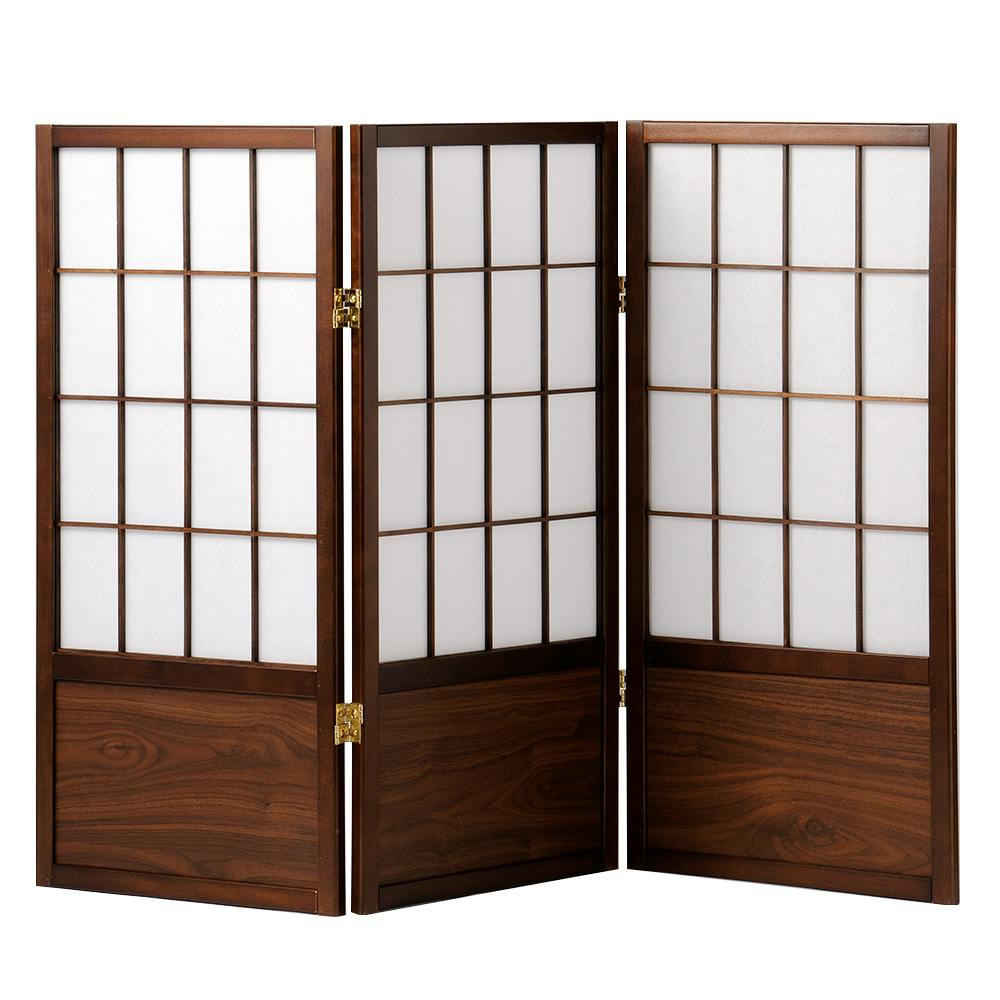 和風衝立 あずき S 43.5×2×90cm 衝立 間仕切り 日よけ 5260001【別送品】