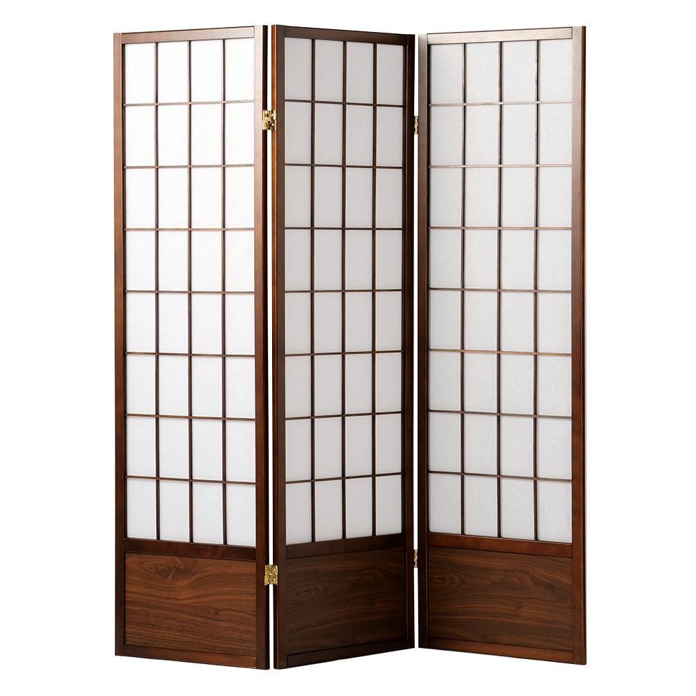和風衝立 あずき L 43.5×2×148.5cm 衝立 間仕切り 日よけ 5260003【別送品】