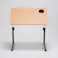 アスコムテーブル ナチュラル 60×45.5×47~64.5cm サブテーブル サイドテーブル PCデスク 5260052【別送品】